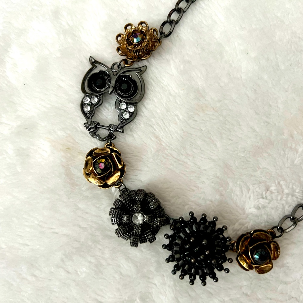 Chunky Owl Statement Necklace